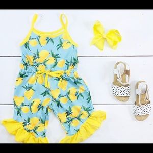 Lemon romper 2t